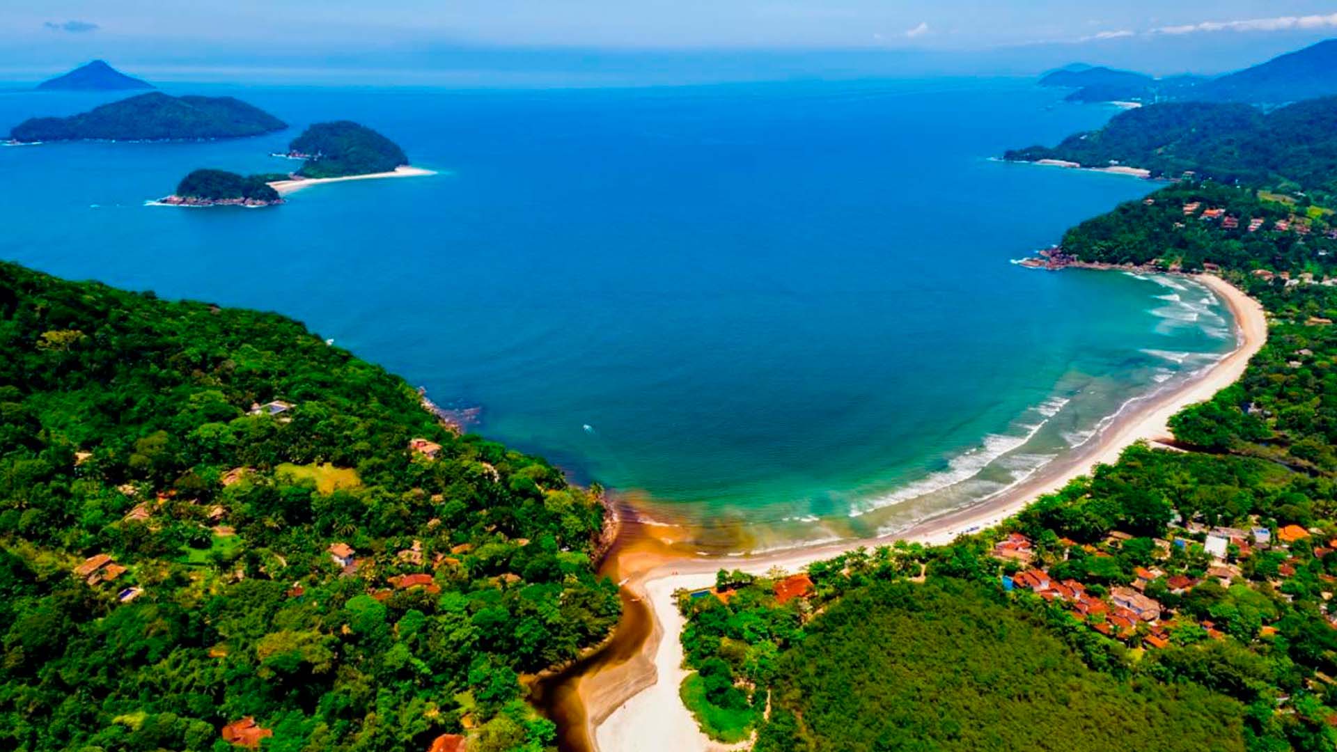 Vista panorâmica do Guarujá Central Park